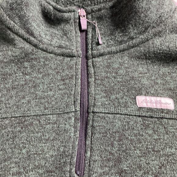 Eddie Bauer Men’s Lg Fleece Pullover Half Zipper - Picture 3 of 11